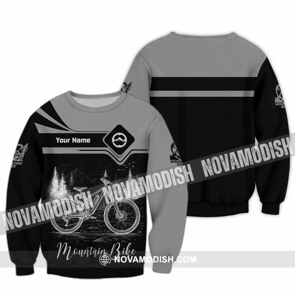 Unisex Shirt - Custom Mountain Bike Shirt - Long Sleeve / S - T-shirt