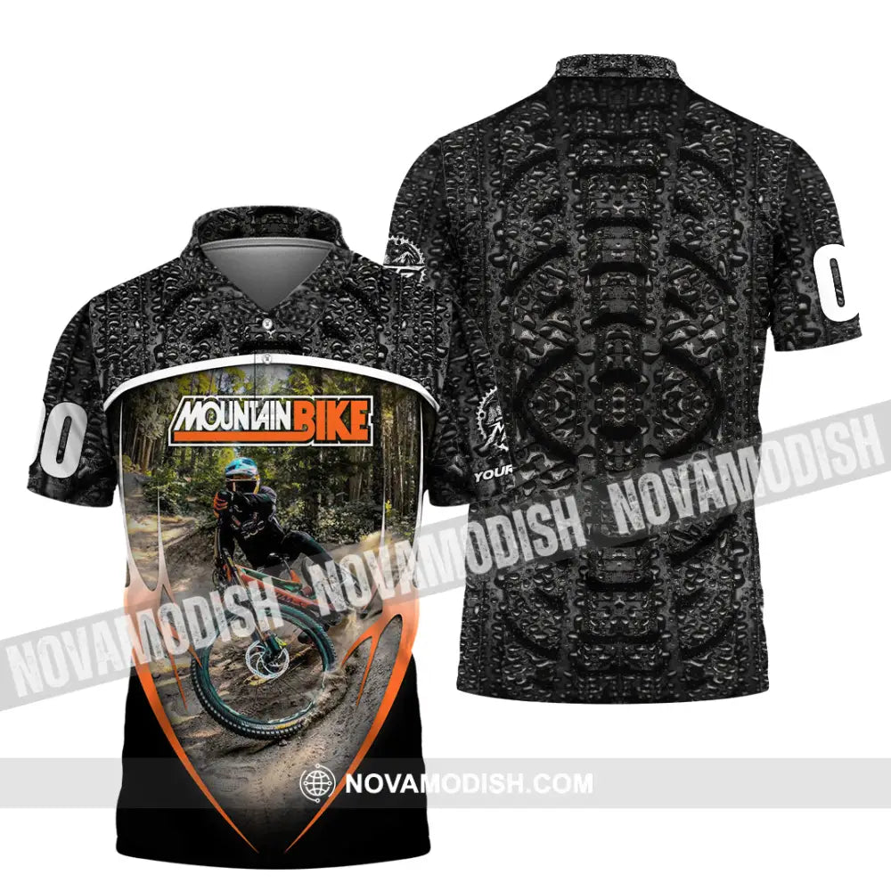 Unisex Shirt - Custom Mountain Bike Shirt Polo Shirt / S T-shirt