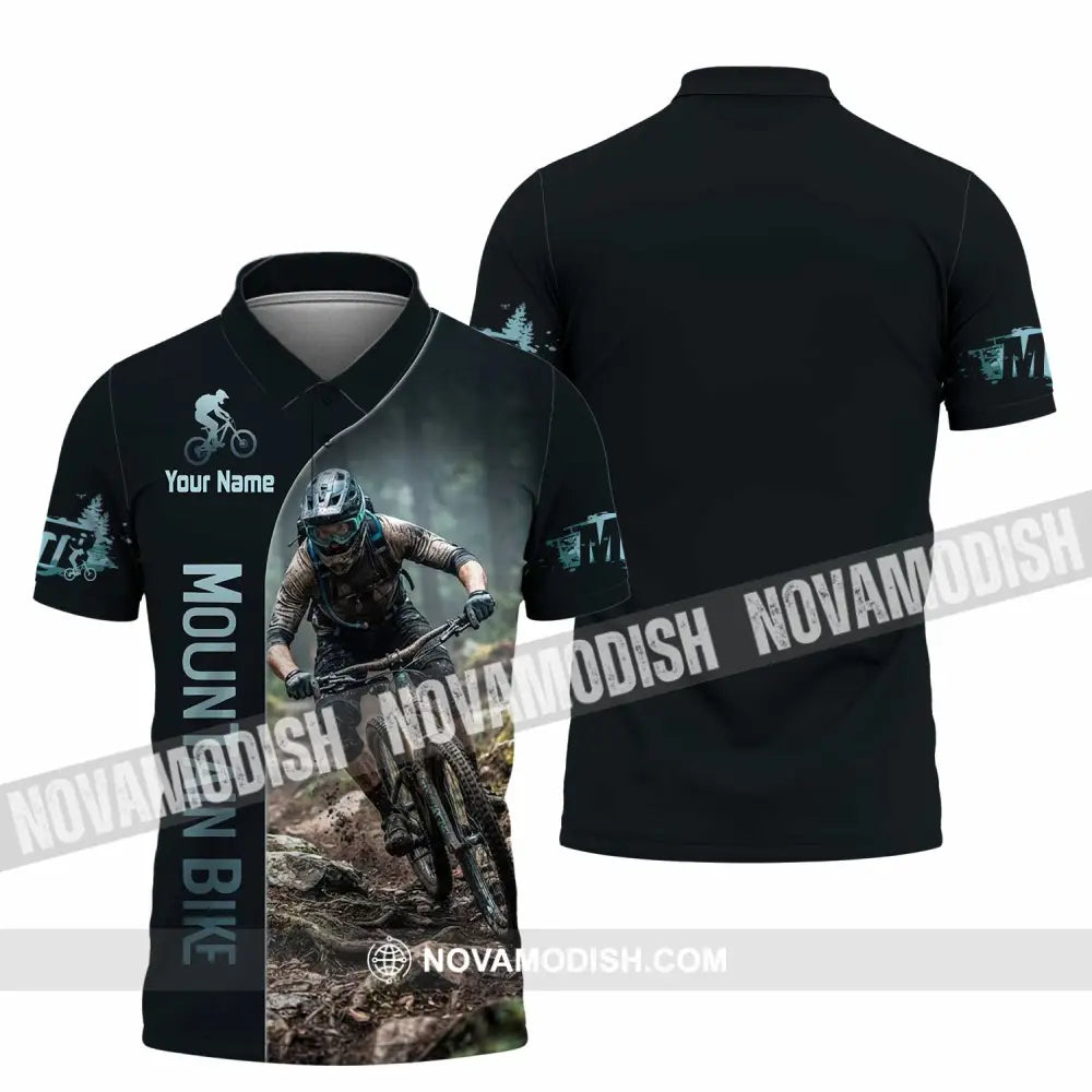 Unisex Shirt - Custom Mountain Bike Shirt - Polo Shirt / S - T-shirt