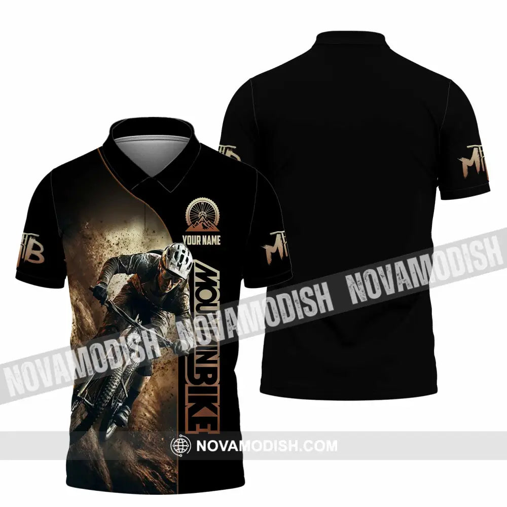 Unisex Shirt - Custom Mountain Bike Shirt Polo Shirt / S T-shirt