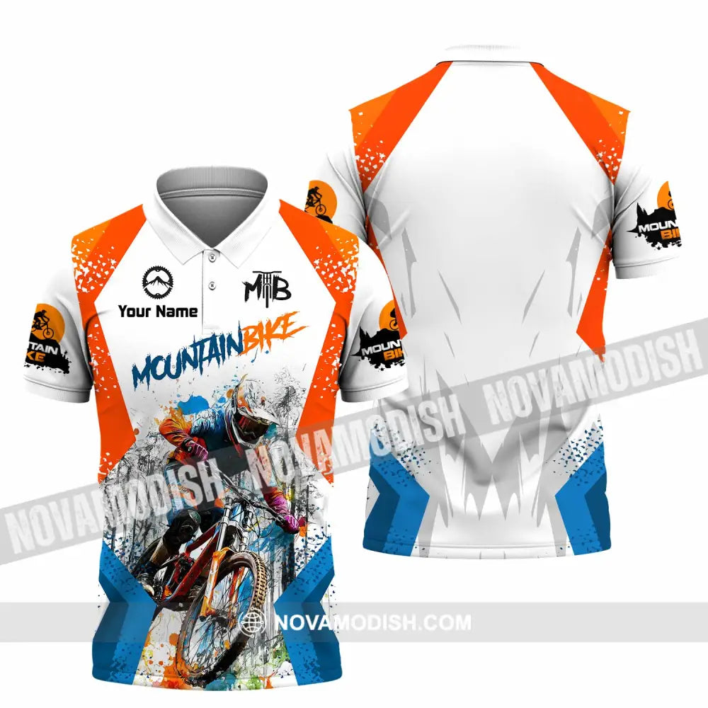 Unisex Shirt - Custom Mountain Bike Shirt - Polo Shirt / S - T-shirt