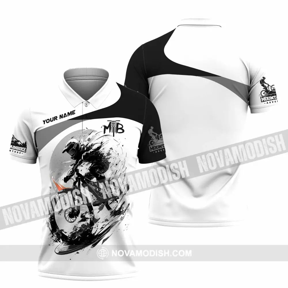 Unisex Shirt - Custom Mountain Bike Shirt Polo Shirt / S T-shirt