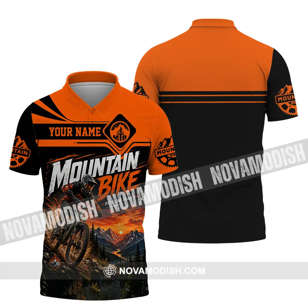 Unisex Shirt - Custom Mountain Bike Shirt - Polo Shirt / S - T-shirt