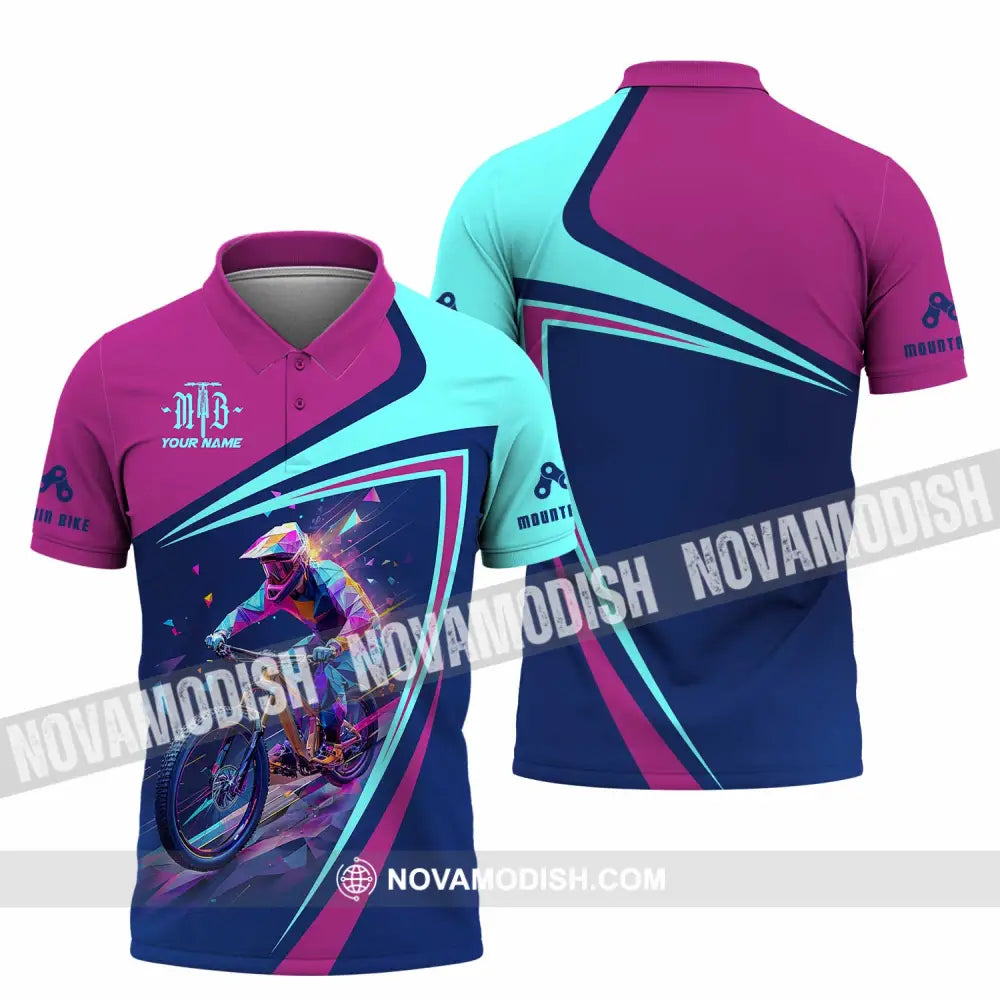 Unisex Shirt - Custom Mountain Bike Shirt Polo Shirt / S T-shirt
