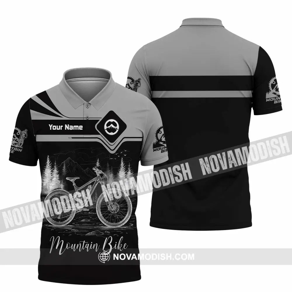 Unisex Shirt - Custom Mountain Bike Shirt - Polo Shirt / S - T-shirt