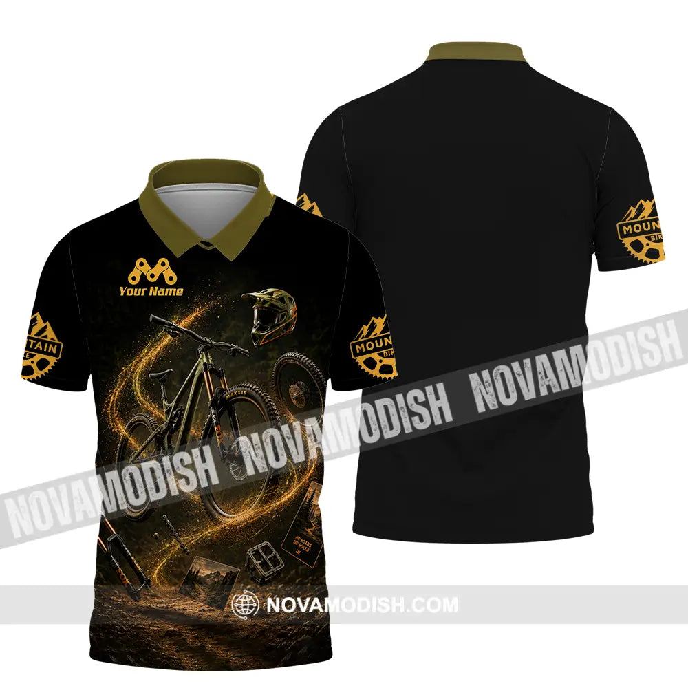 Unisex Shirt - Custom Mountain Bike Shirt - Polo Shirt / S - T-shirt