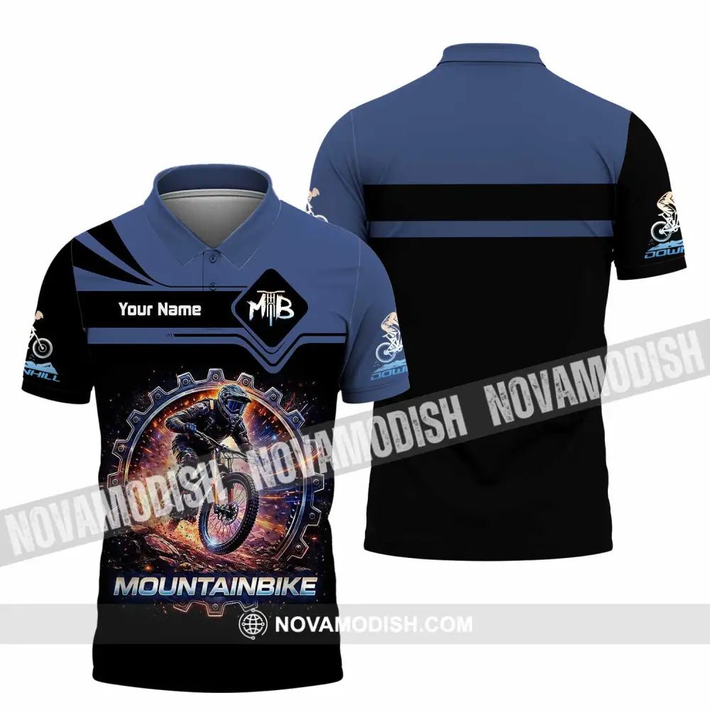 Unisex Shirt - Custom Mountain Bike Shirt - Polo Shirt / S - T-shirt