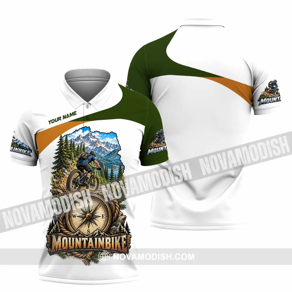 Unisex Shirt - Custom Mountain Bike Shirt - Polo Shirt / S - T-shirt