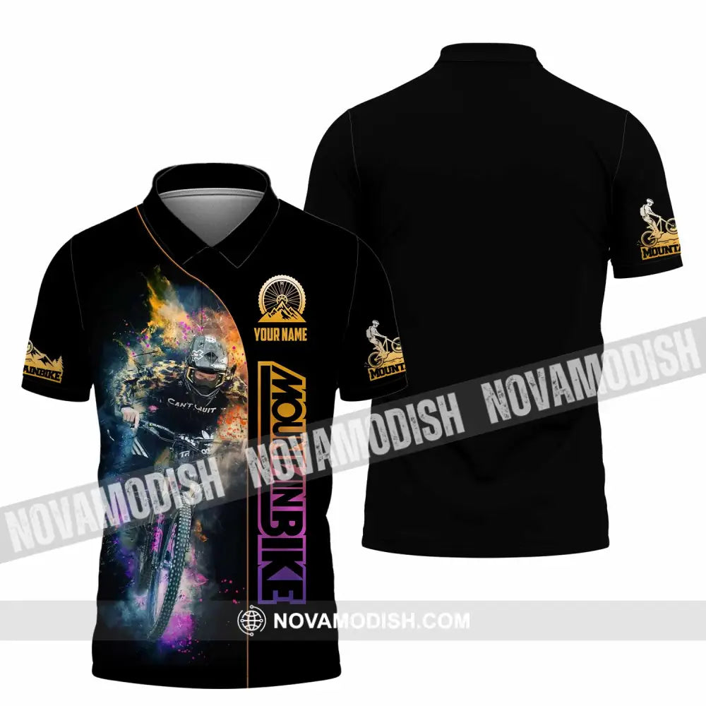 Unisex Shirt - Custom Mountain Bike Shirt Polo Shirt / S T-shirt