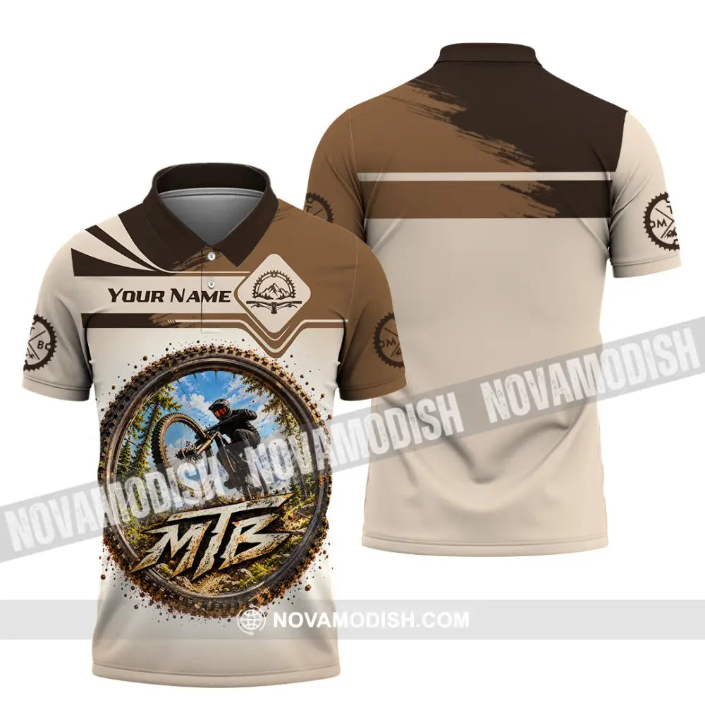 Unisex Shirt - Custom Mountain Bike Shirt - Polo Shirt / S - T-shirt