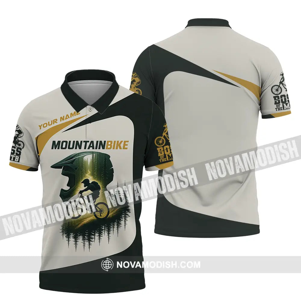 Unisex Shirt - Custom Mountain Bike Shirt Polo Shirt / S T-shirt