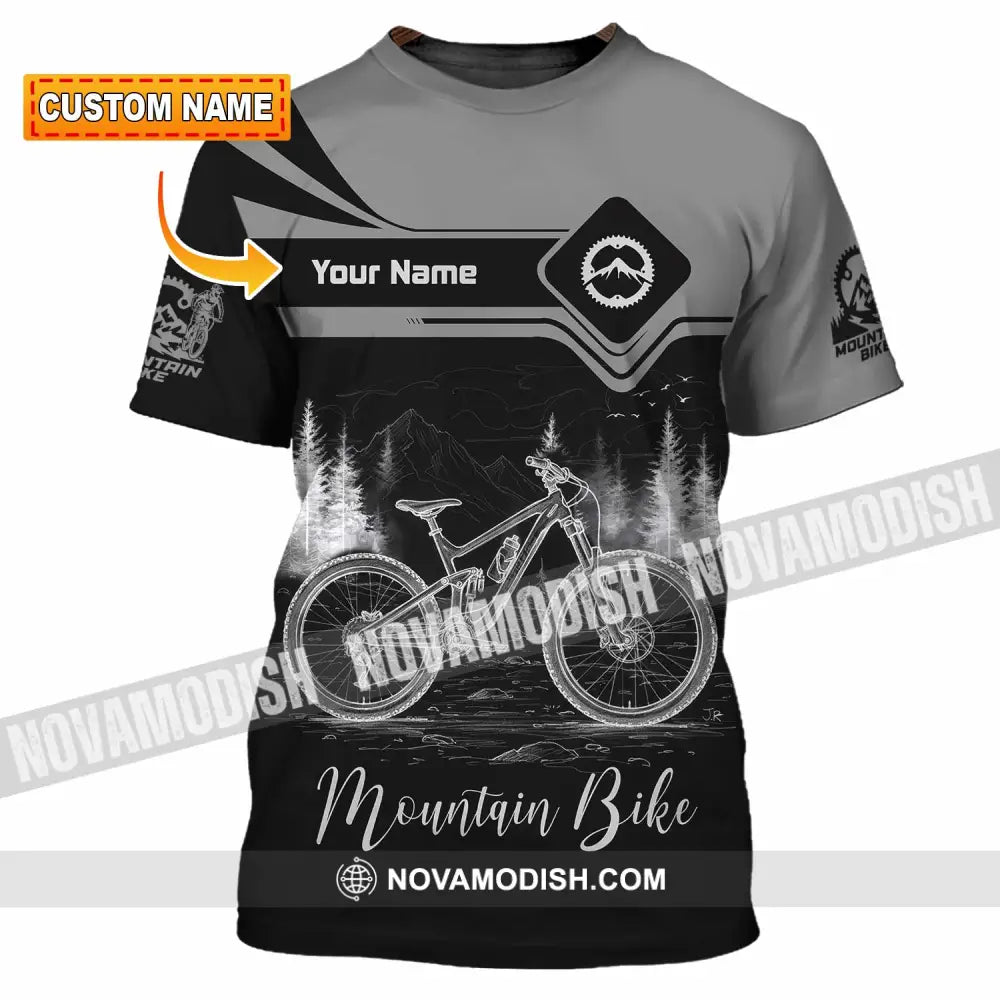 Unisex Shirt - Custom Mountain Bike Shirt - T-shirt