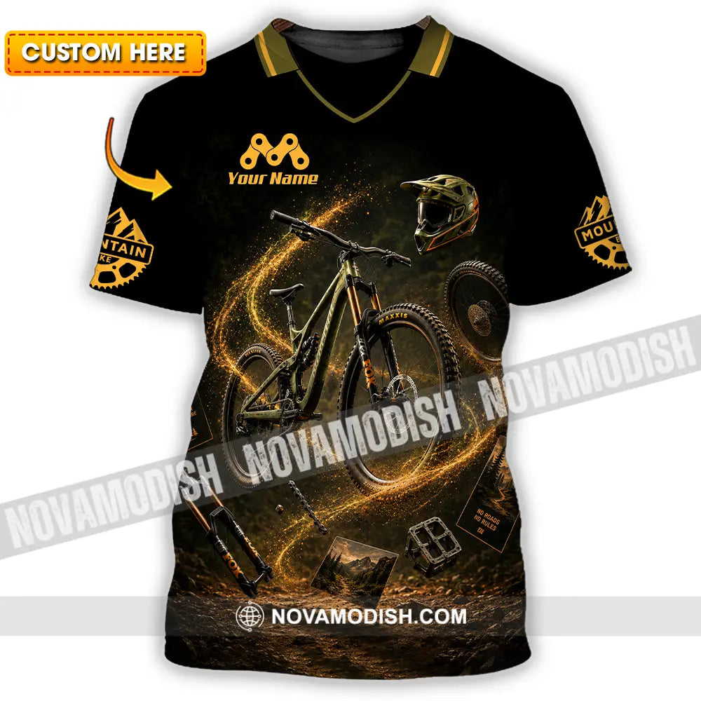 Unisex Shirt - Custom Mountain Bike Shirt - T-shirt