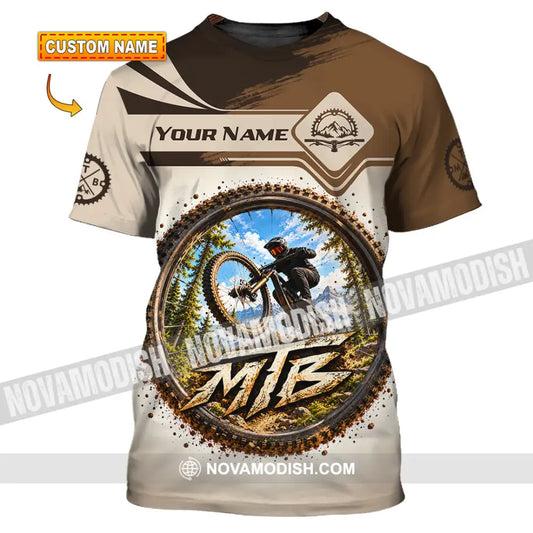 Unisex Shirt - Custom Mountain Bike Shirt - T-shirt