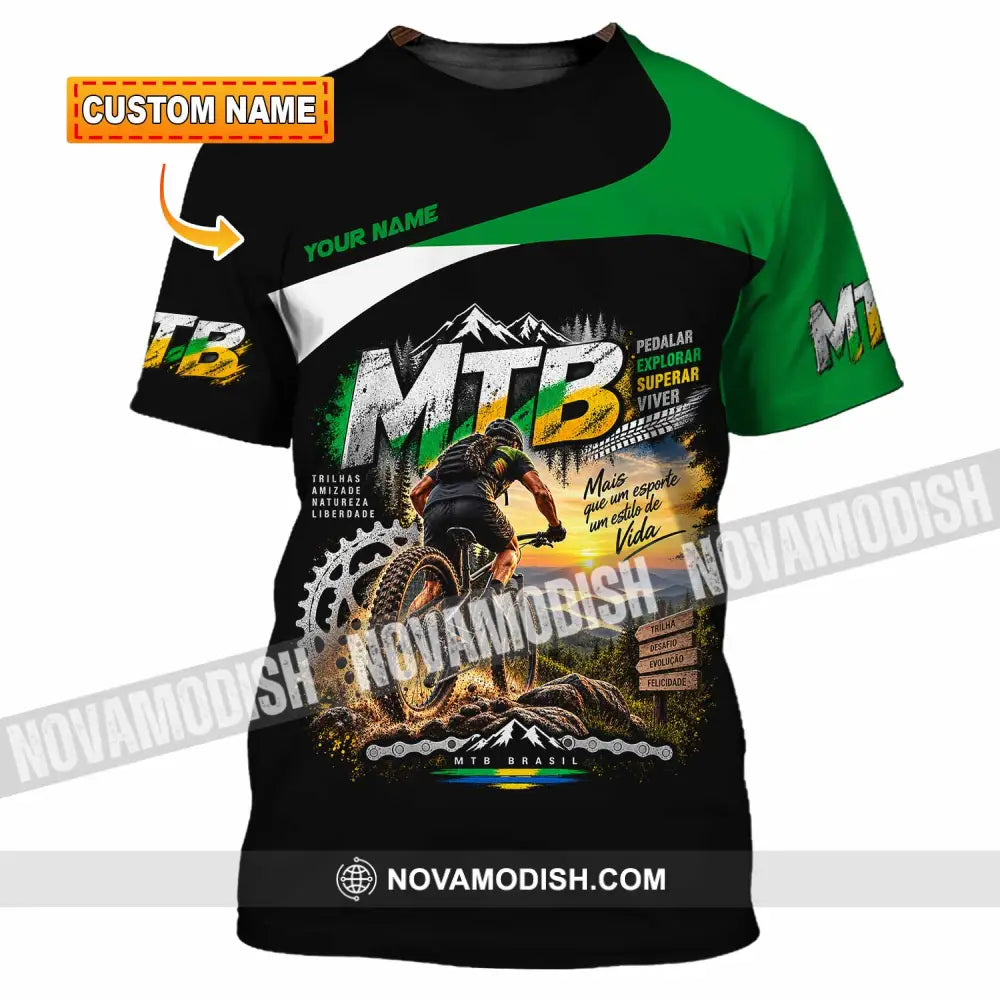 Unisex Shirt - Custom Mountain Bike Shirt - T-shirt