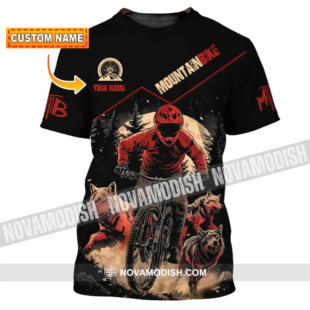 Unisex Shirt - Custom Mountain Bike Shirt T-shirt