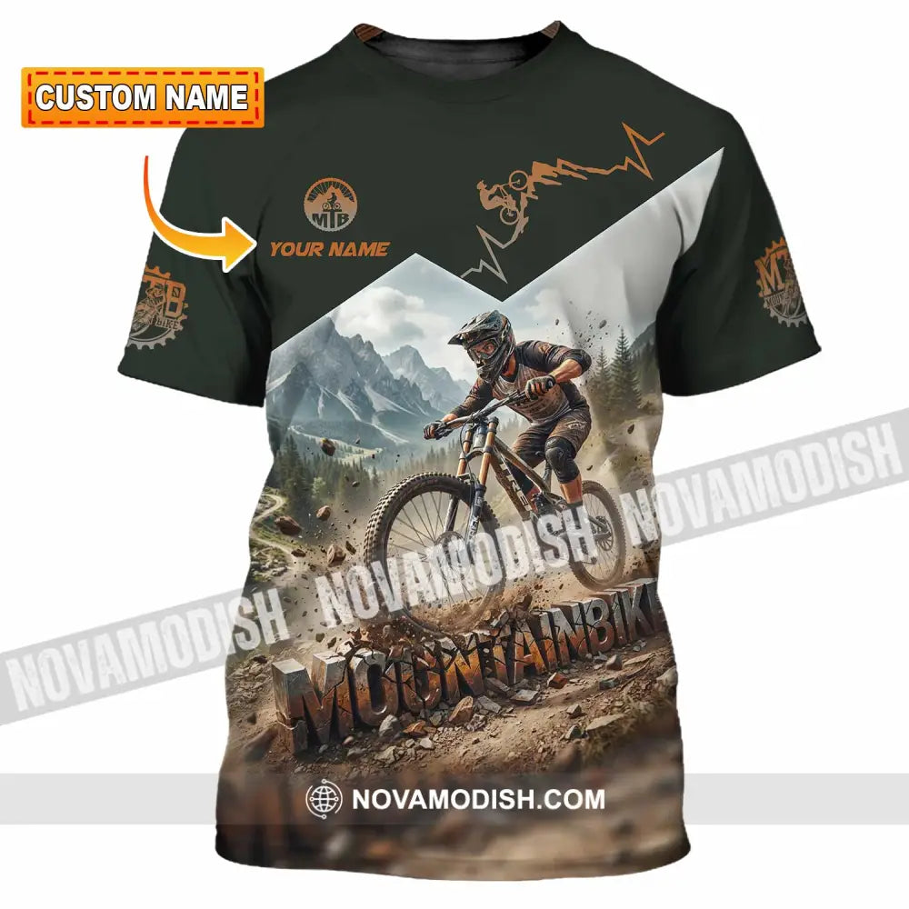 Unisex Shirt - Custom Mountain Bike Shirt - T-shirt
