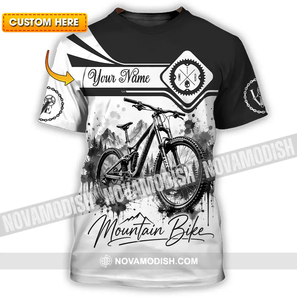 Unisex Shirt - Custom Mountain Bike Shirt - T-shirt