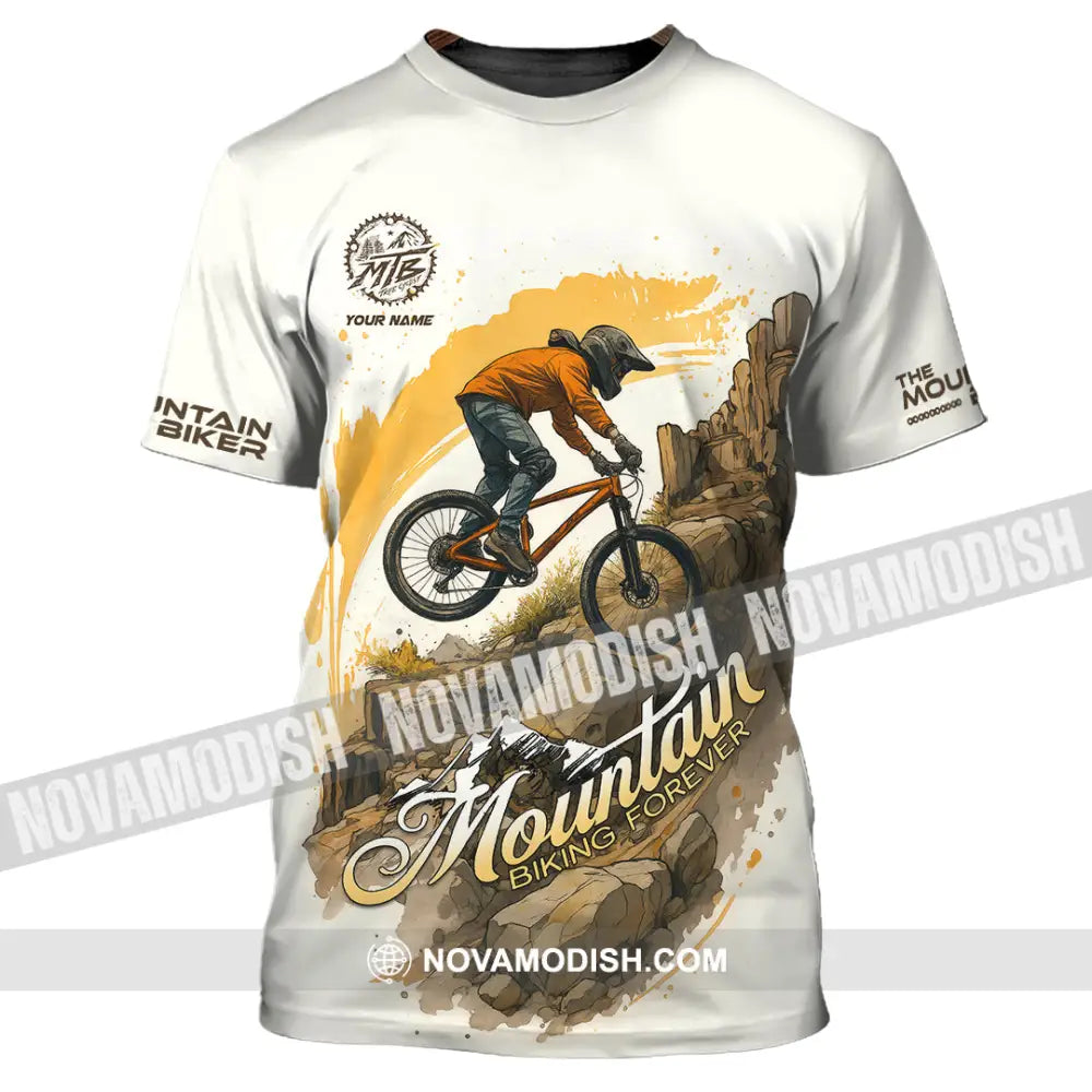 Unisex Shirt - Custom Mountain Bike Shirt T-Shirt / S T-shirt
