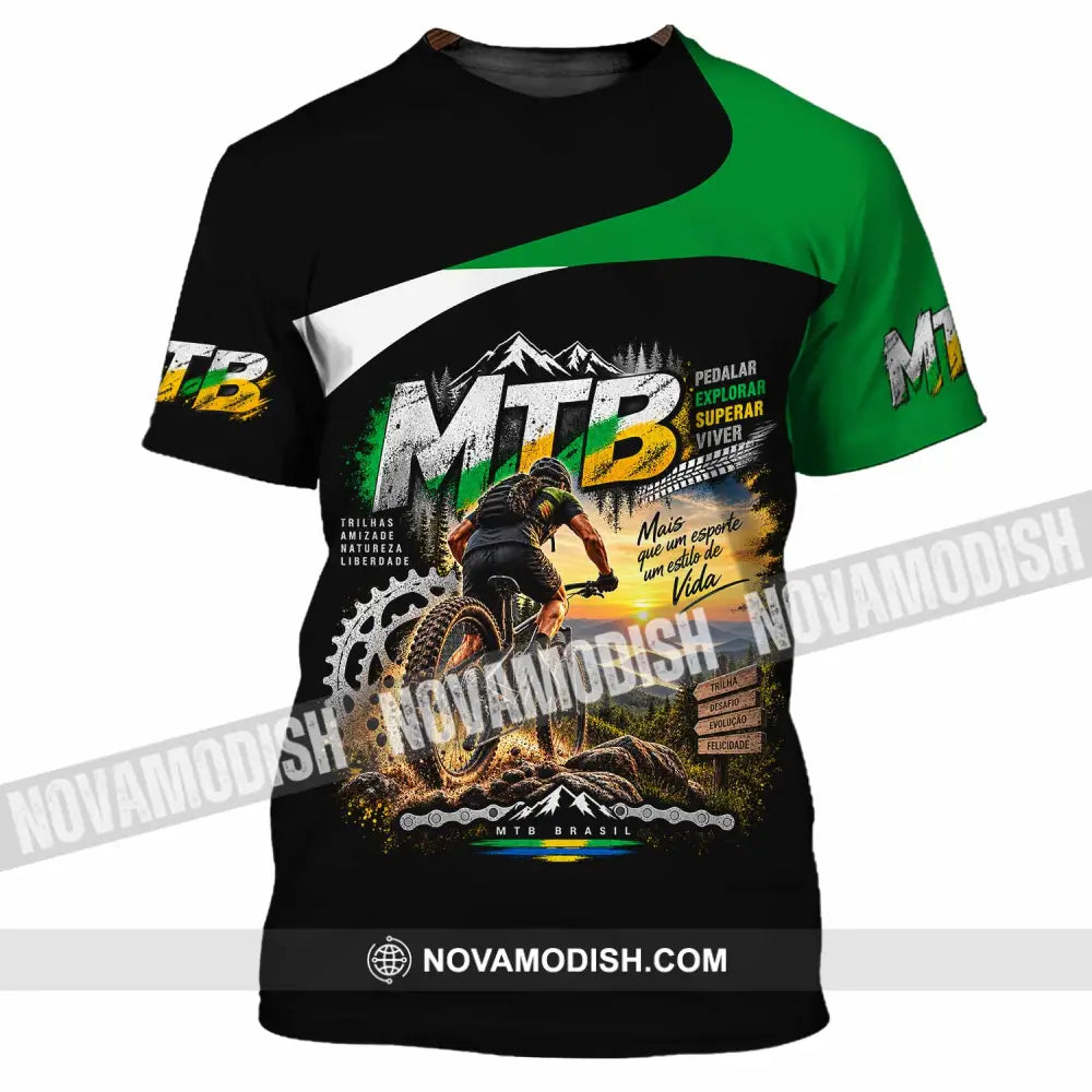 Unisex Shirt - Custom Mountain Bike Shirt - T-Shirt / S - T-shirt