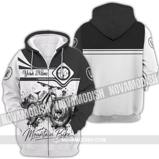 Unisex Shirt - Custom Mountain Bike Shirt - Zipper Hoodie / S - T-shirt