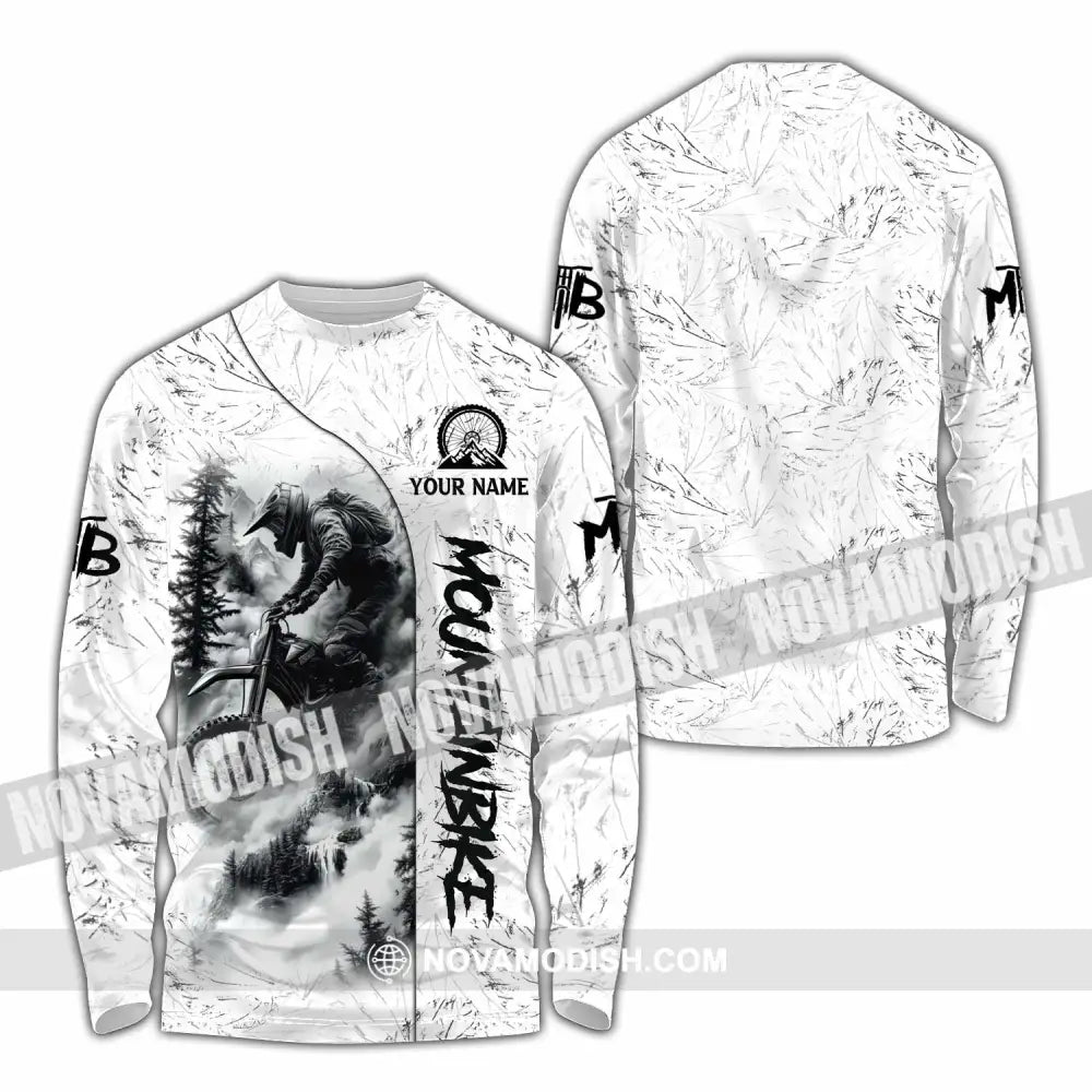 Unisex Shirt - Custom Moutain Bike 3D Shirt Long Sleeve Shirt / S T-shirt
