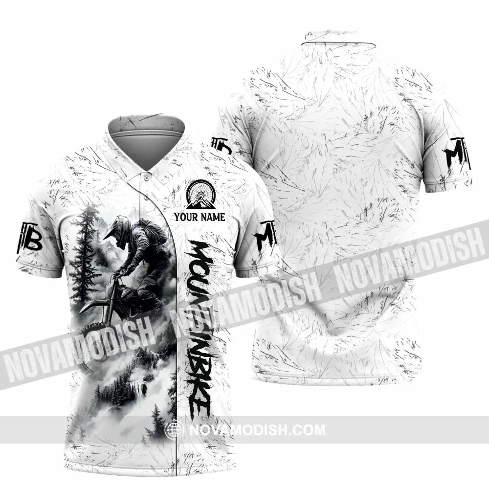 Unisex Shirt - Custom Moutain Bike 3D Shirt Polo Shirt / S T-shirt