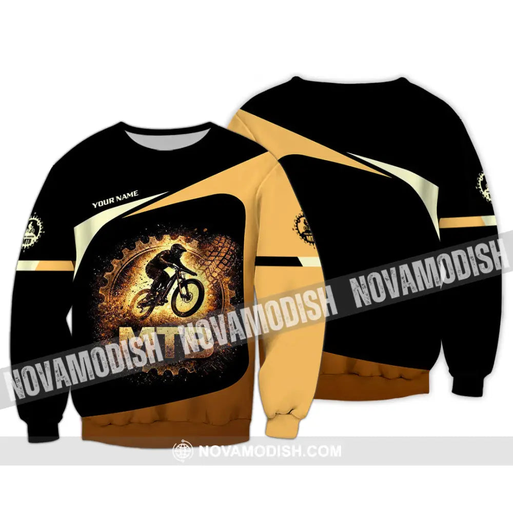 Unisex Shirt - Custom MTB Mountain Bike 3D Shirt Long Sleeve / S T-shirt