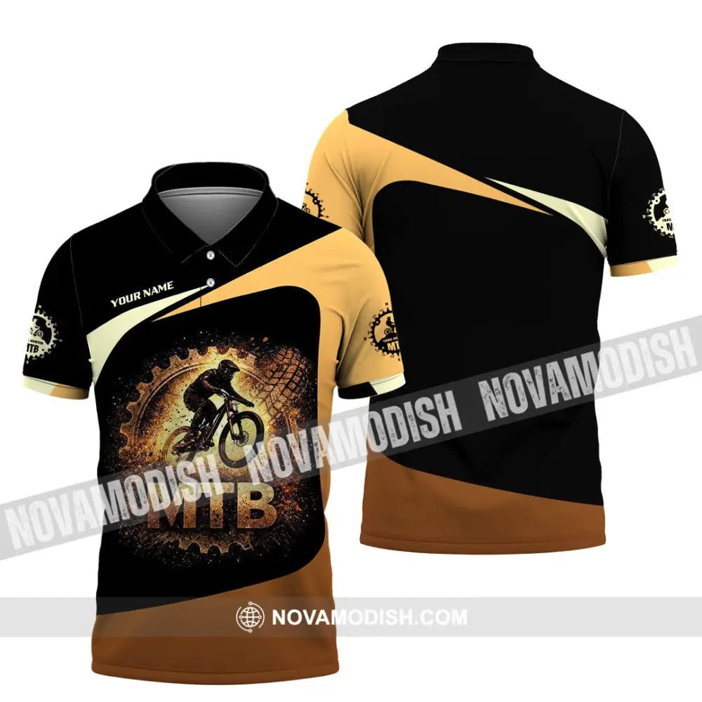Unisex Shirt - Custom MTB Mountain Bike 3D Shirt Polo Shirt / S T-shirt