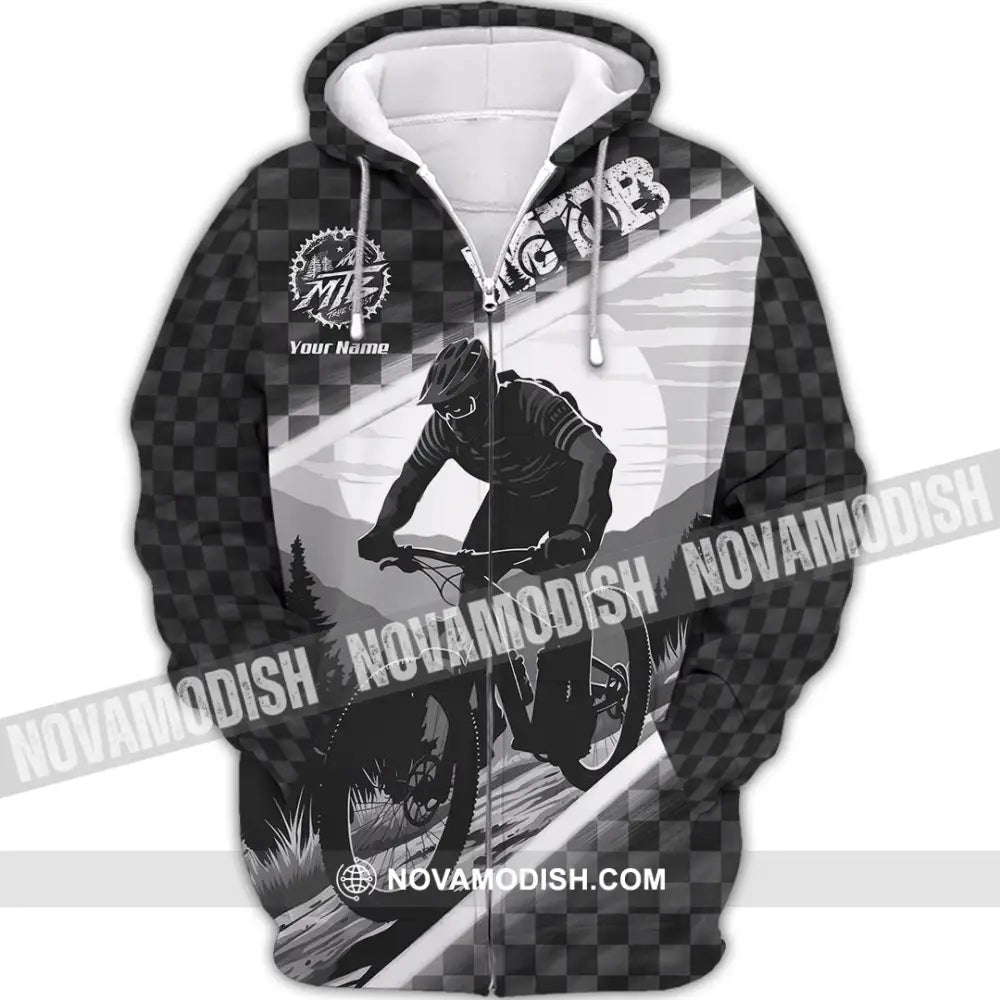 Unisex Shirt - Custom MTB Shirt Zipper Hoodie / S T-shirt