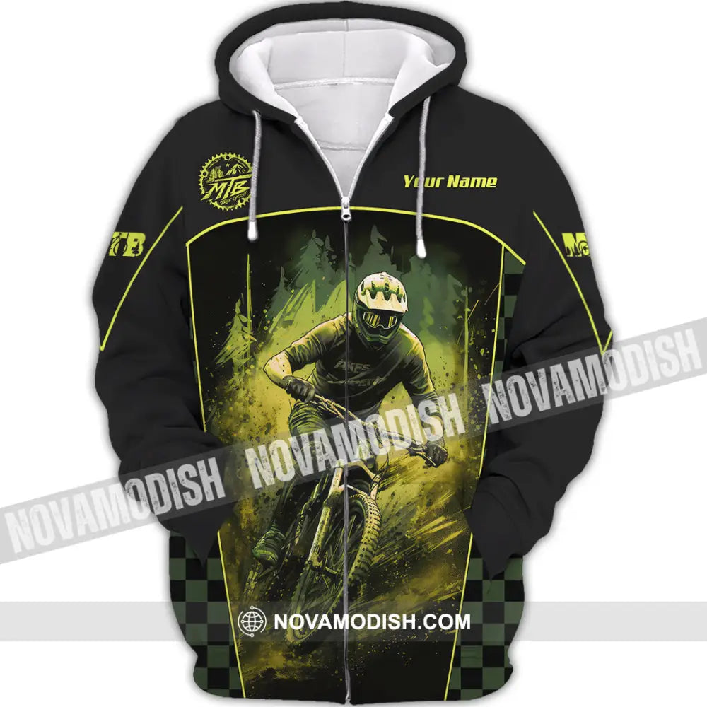 Unisex Shirt - Custom MTB Shirt Zipper Hoodie / S T-shirt