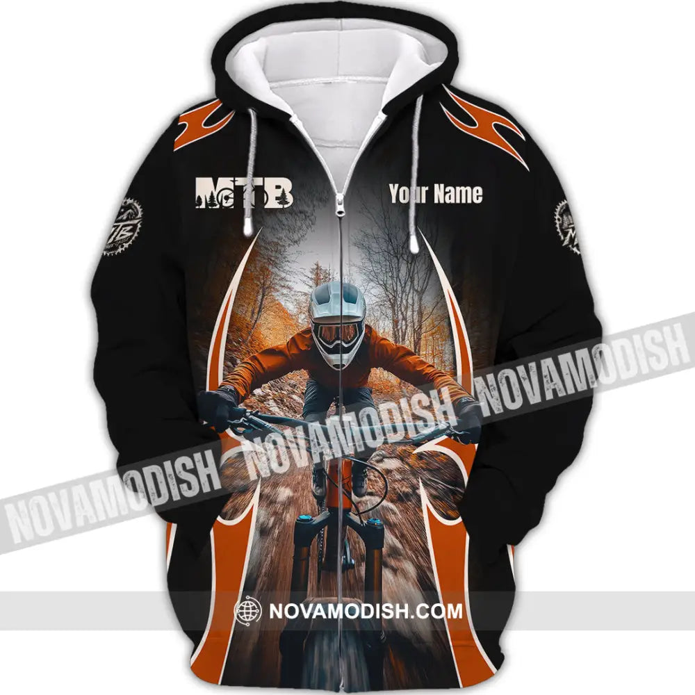 Unisex Shirt - Custom MTB Shirt Zipper Hoodie / S T-shirt