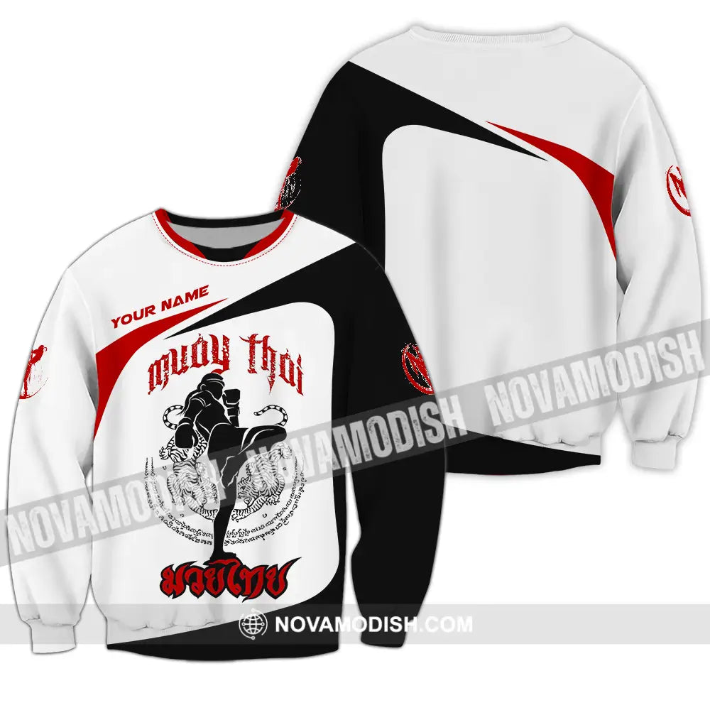 Unisex Shirt - Custom Muay Thai 3D Shirt Long Sleeve / S T-shirt