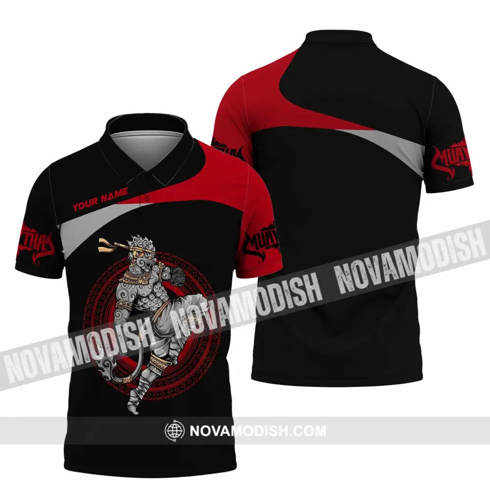 Unisex Shirt - Custom Muay Thai 3D Shirt Polo Shirt / S T-shirt