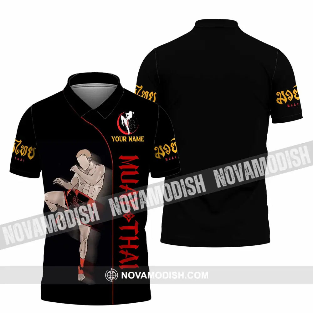 Unisex Shirt - Custom Muay Thai 3D Shirt Polo Shirt / S T-shirt