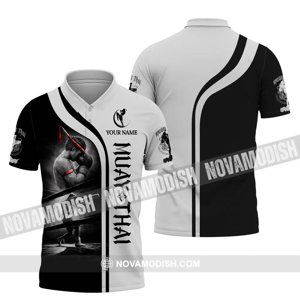 Unisex Shirt - Custom Muay Thai 3D Shirt Polo Shirt / S T-shirt