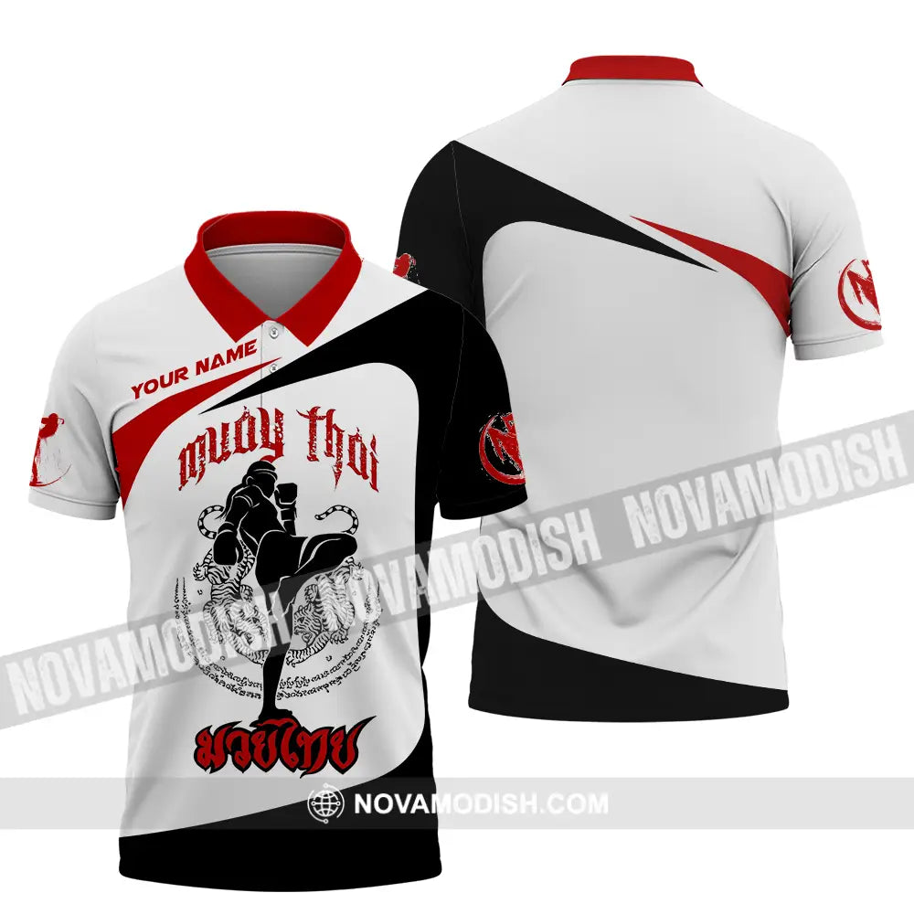 Unisex Shirt - Custom Muay Thai 3D Shirt Polo Shirt / S T-shirt