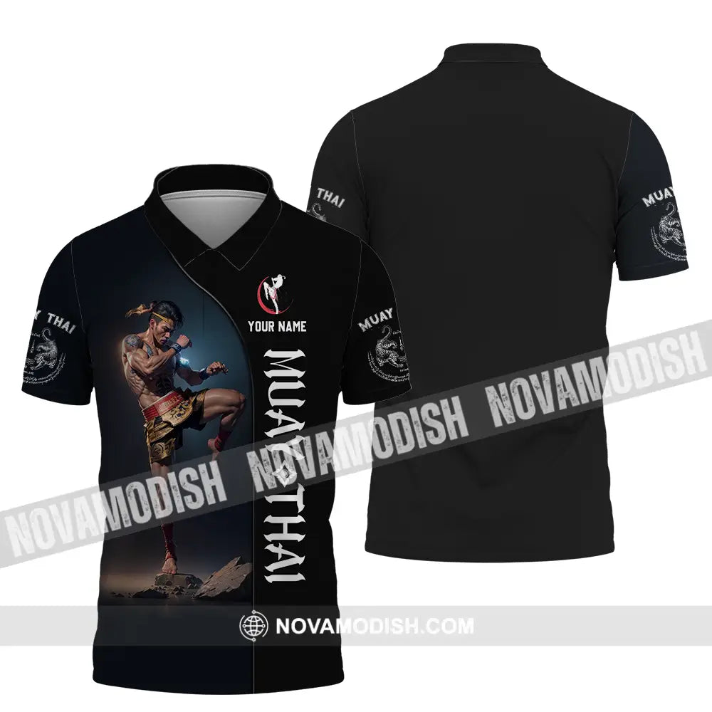 Unisex Shirt - Custom Muay Thai 3D Shirt Polo Shirt / S T-shirt