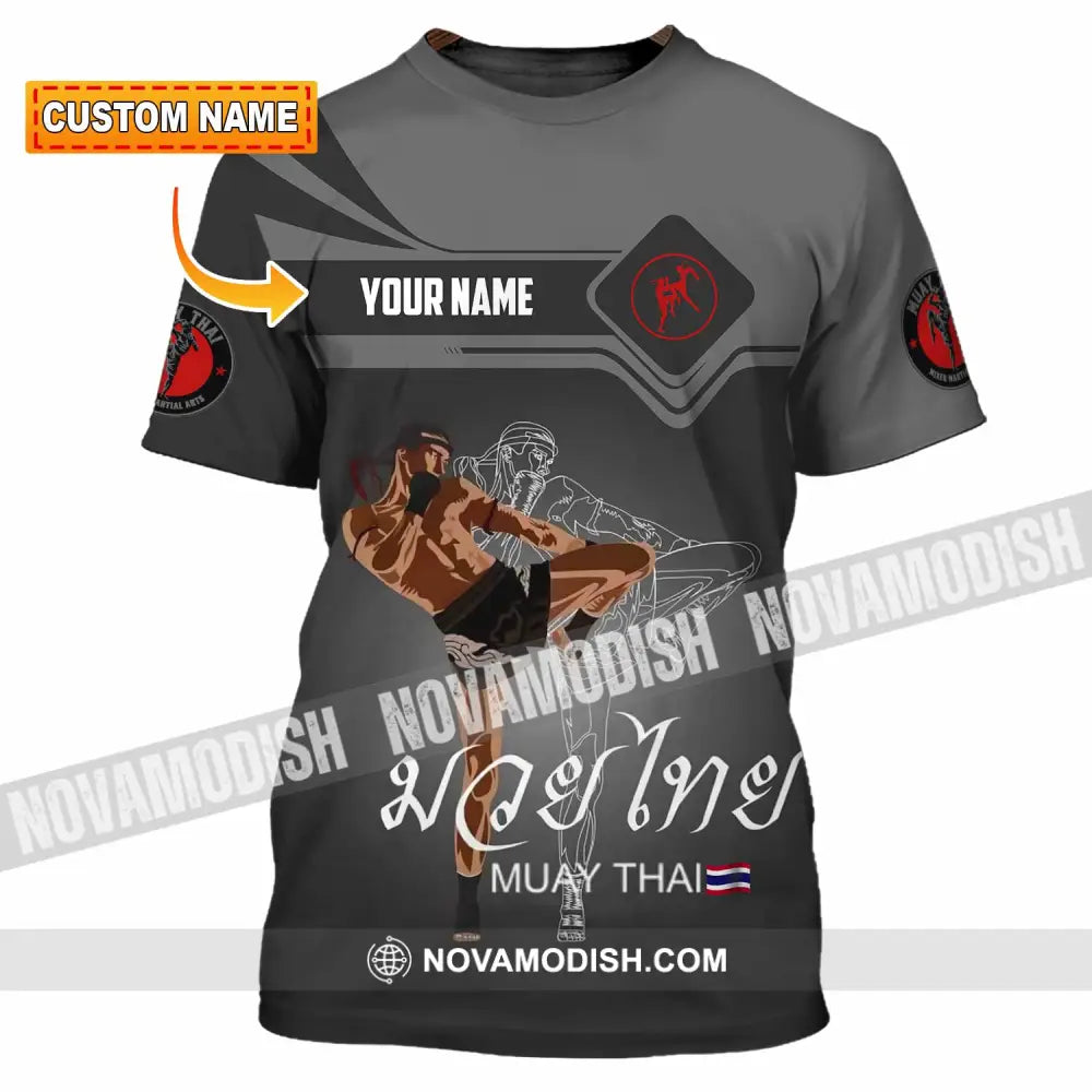 Unisex Shirt - Custom Muay Thai 3D Shirt - T-shirt