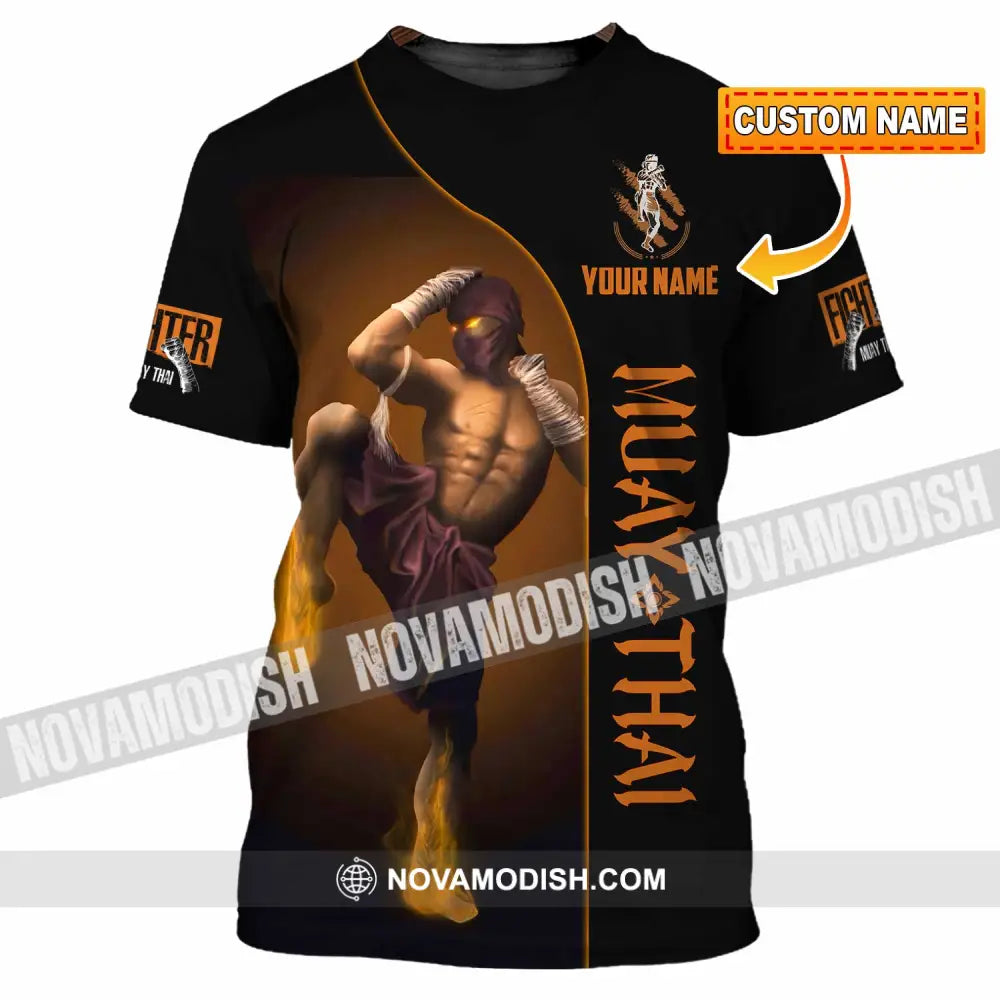 Unisex Shirt - Custom Muay Thai 3D Shirt - T-shirt