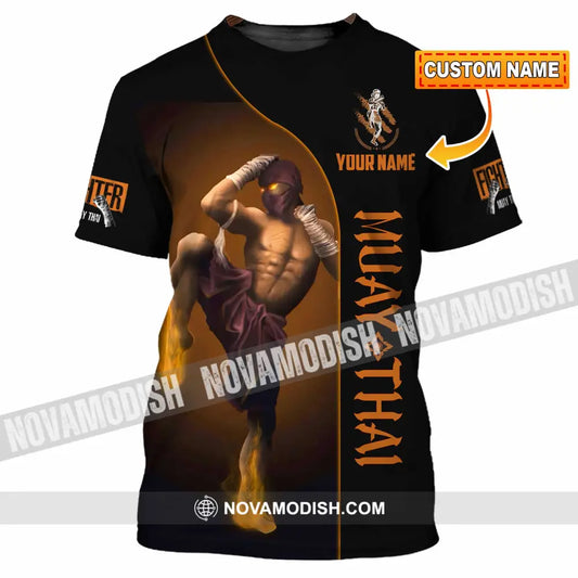 Unisex Shirt - Custom Muay Thai 3D Shirt - T-shirt