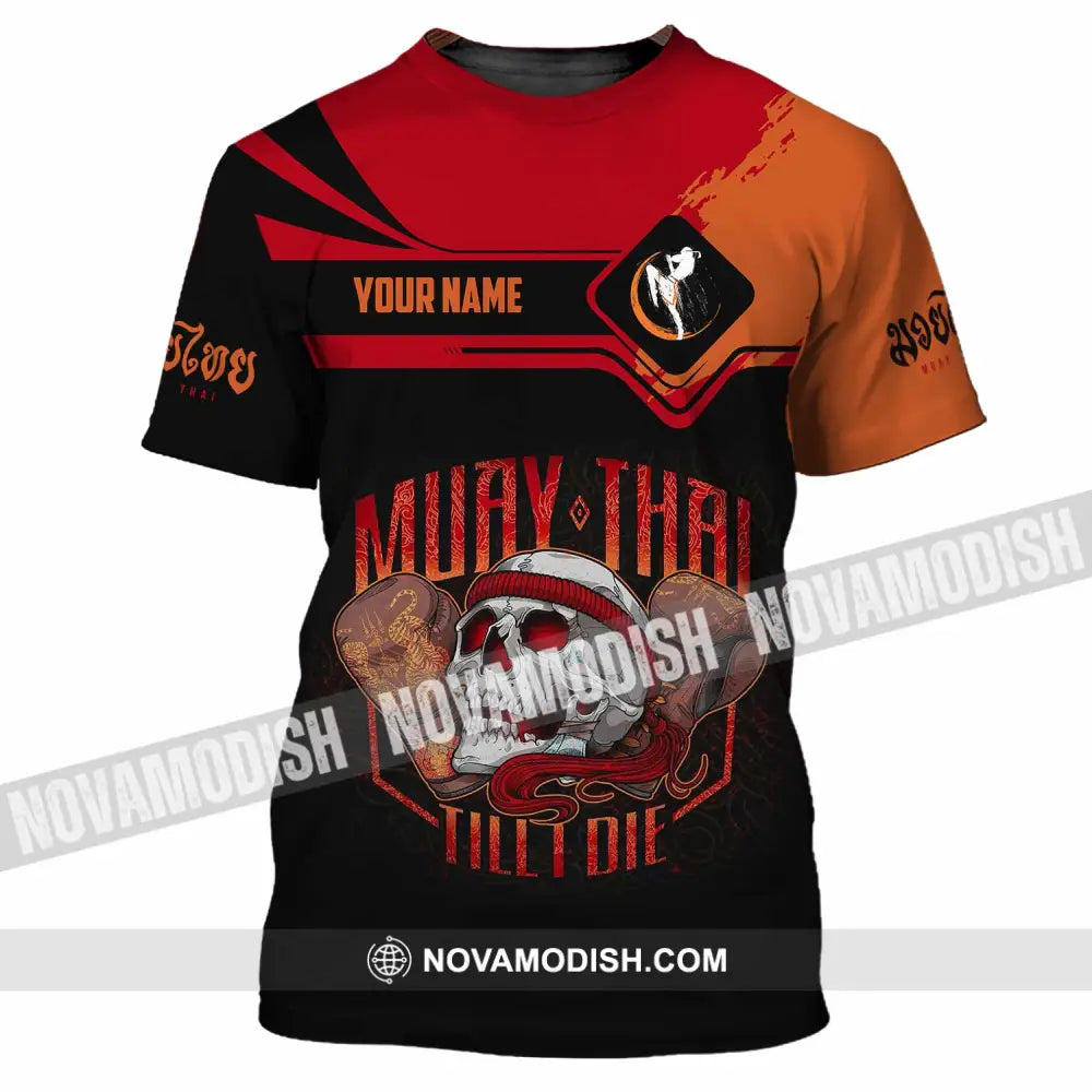Unisex Shirt - Custom Muay Thai 3D Shirt T-Shirt / S T-shirt
