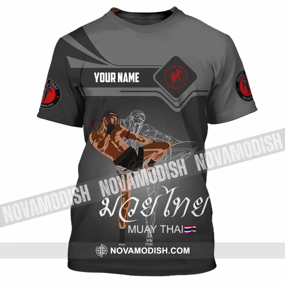 Unisex Shirt - Custom Muay Thai 3D Shirt - T-Shirt / S - T-shirt
