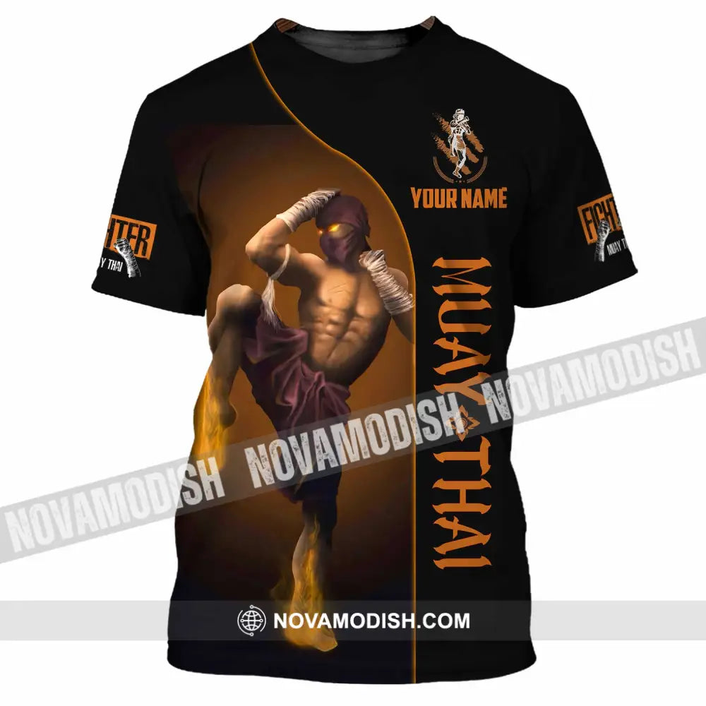 Unisex Shirt - Custom Muay Thai 3D Shirt - T-Shirt / S - T-shirt