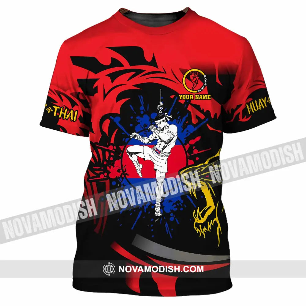 Unisex Shirt - Custom Muay Thai 3D Shirt T-Shirt / S T-shirt