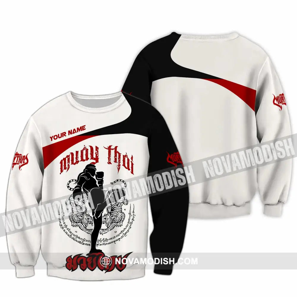Unisex Shirt - Custom Muay Thai Shirt Long Sleeve / S T-shirt