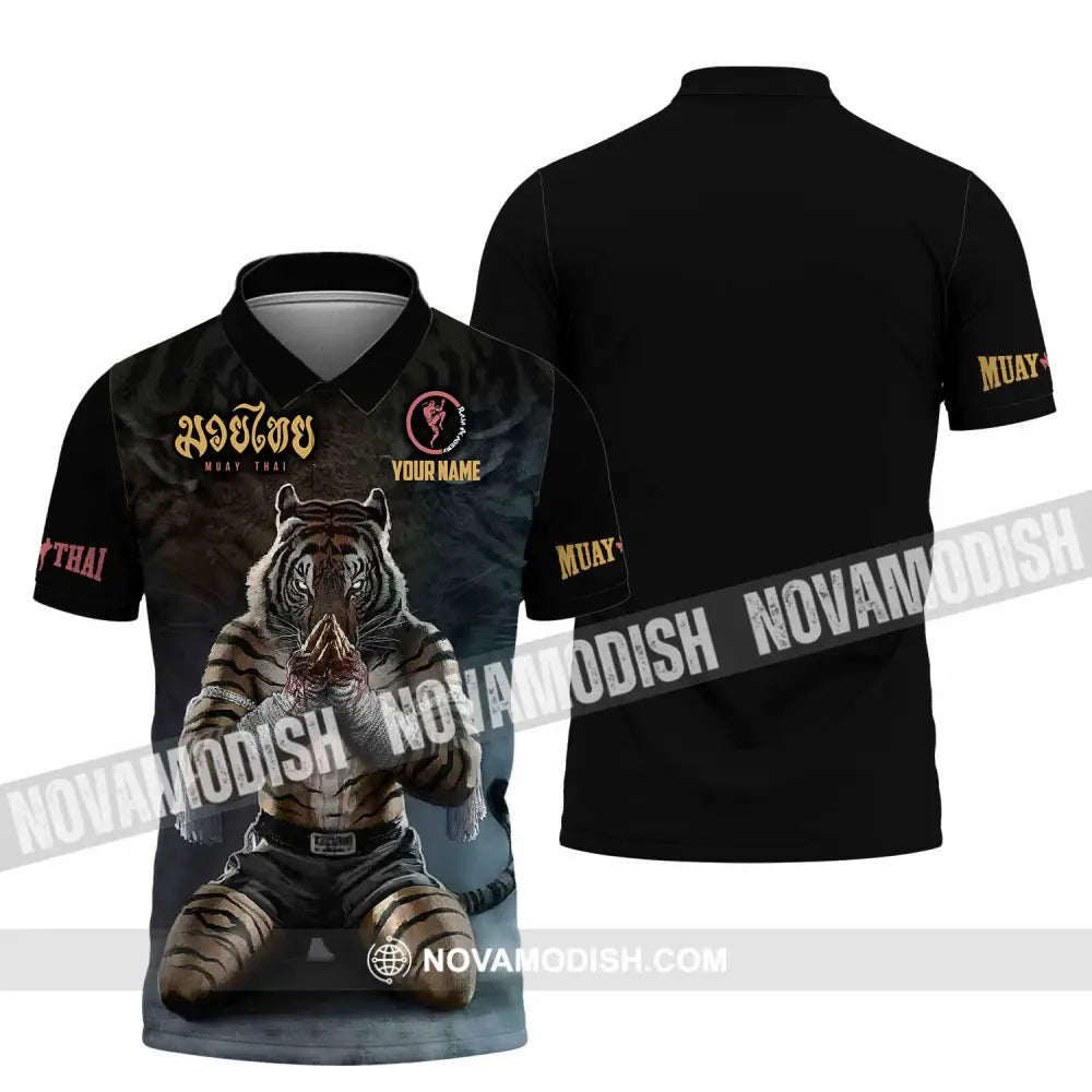 Unisex Shirt - Custom Muay Thai Lover Sport Shirt Polo Shirt / S T-shirt