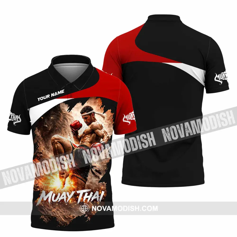 Unisex Shirt - Custom Muay Thai Shirt - Polo Shirt / S - T-shirt
