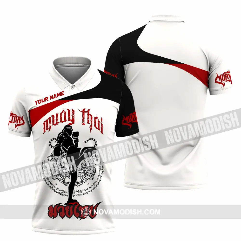 Unisex Shirt - Custom Muay Thai Shirt Polo Shirt / S T-shirt