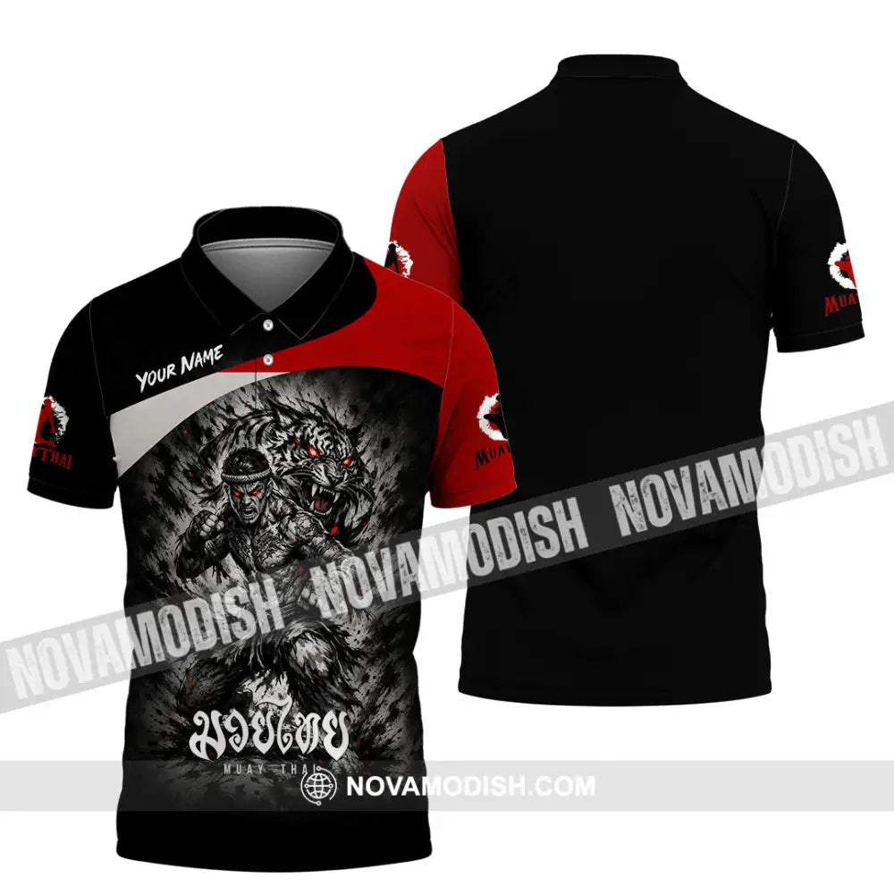 Unisex Shirt - Custom Muay Thai Shirt - Polo Shirt / S - T-shirt